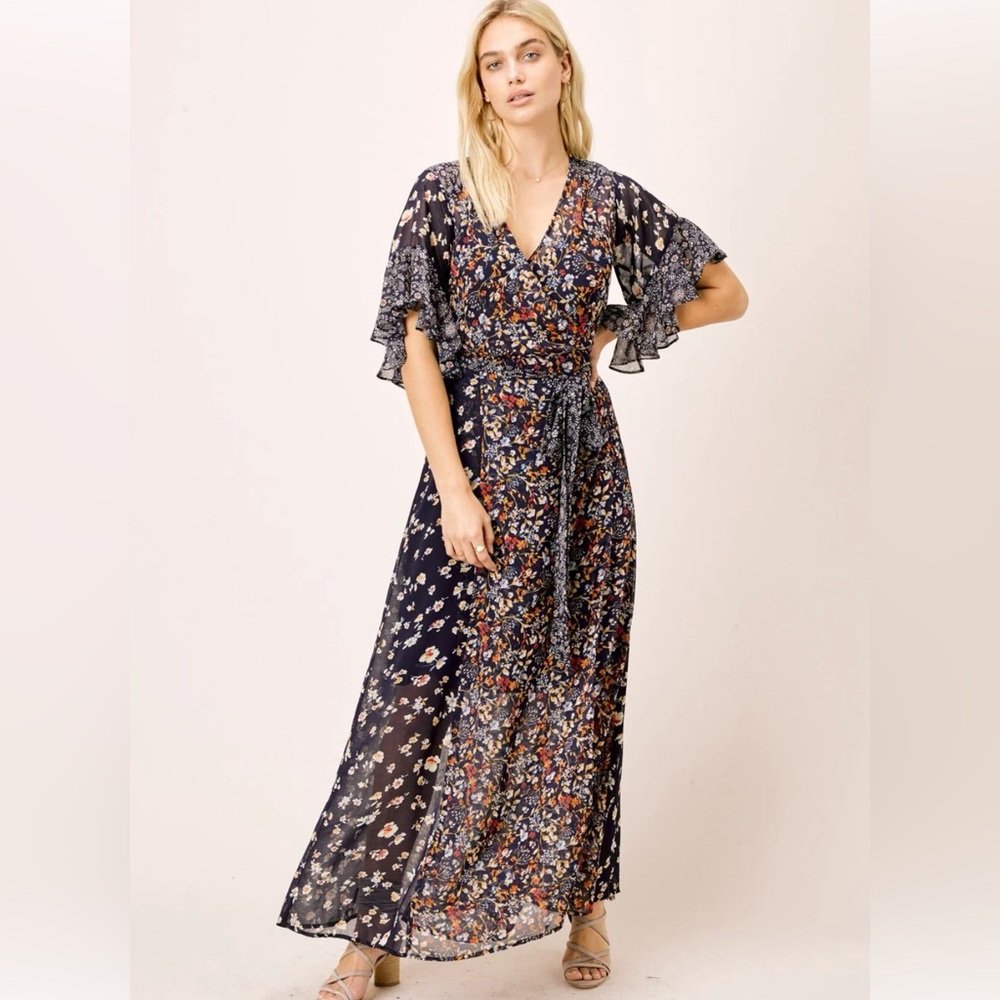 Lovestitch Priscilla Floral Wrap Dress NWT